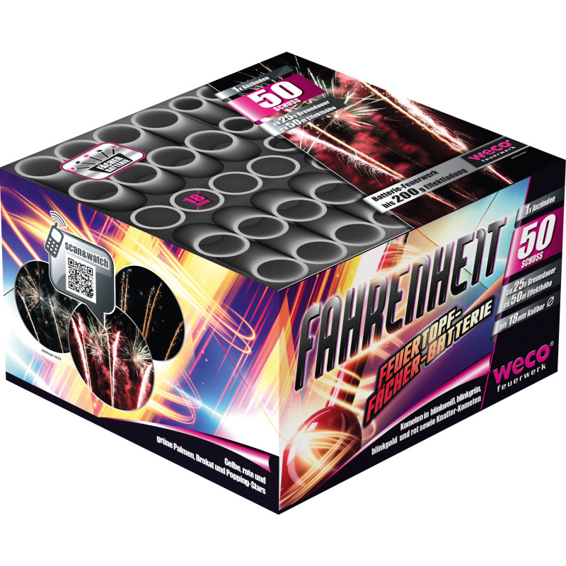 Silvester Feuerwerk Fahrenheit von Weco