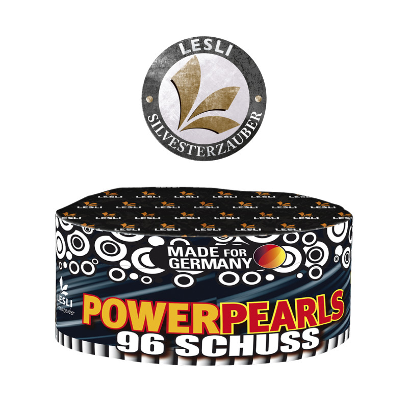 Silvester Feuerwerk Batterie 96 Schuss Power Pearls Powerpearls Lesli leise römische lichter römisches licht berlin kaufen verka