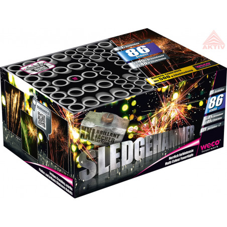 Sledgehammer Weco Silvester Feuerwerk Batterie