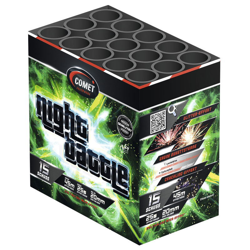 Silvester Feuerwerk Batterie Night Battle von Comet
