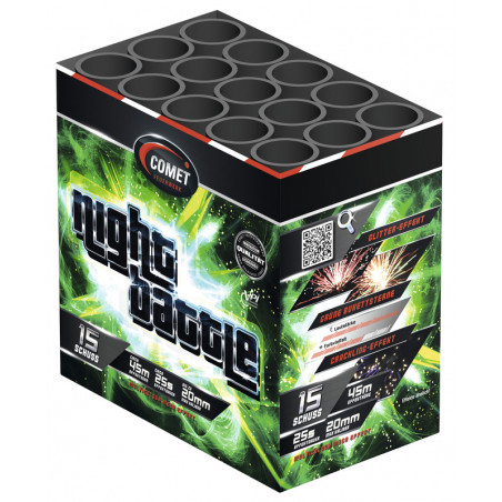 Silvester Feuerwerk Batterie Night Battle von Comet