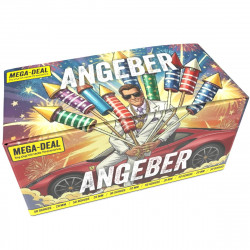 Silvester Feuerwerk Batterie Angeber von Pyrotrade