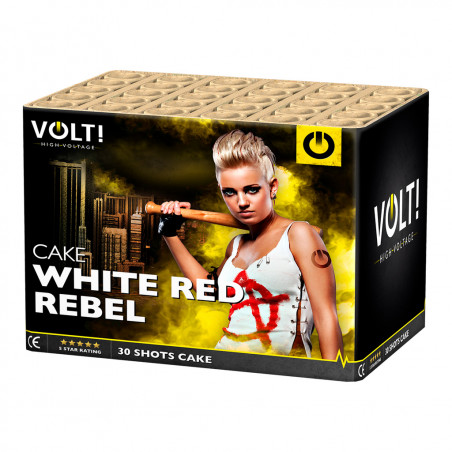 White Red Rebel Feuerwerk Batterie von Lesli