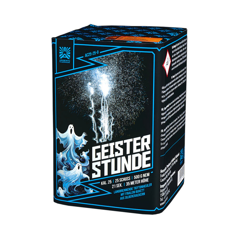 Argento Geisterstunde Feuerwerk Batterie von Funke