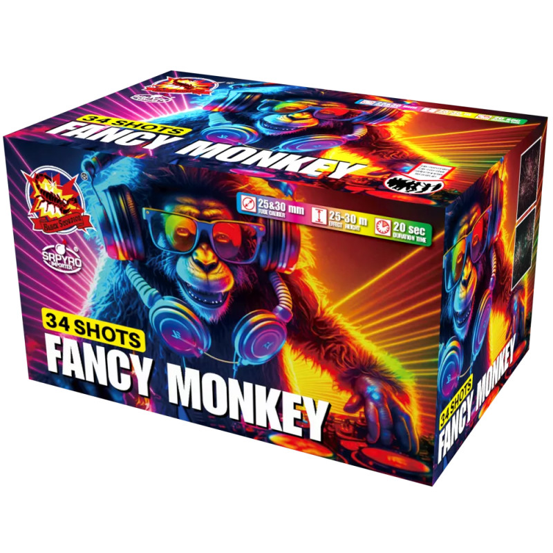SRPYRO Fancy Monkey Feuerwerk Batterie