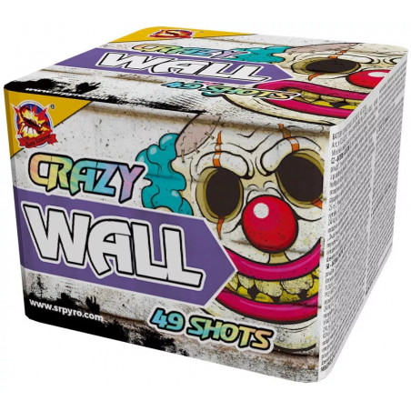 SRPYRO Crazy Wall Feuerwerk Batterie
