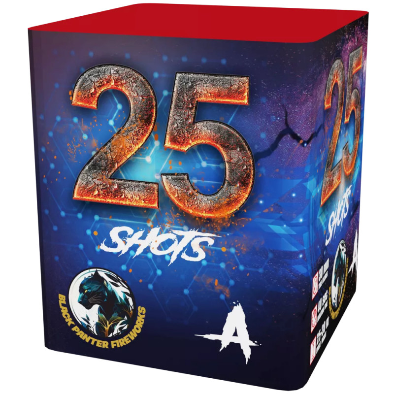 SRPYRO 25 Shots A Feuerwerk Batterie