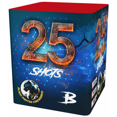 SRPYRO 25 Shots B Feuerwerk Batterie