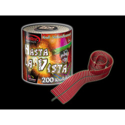 Silvester Feuerwerk Knallkette Hasta la vista 200 Knaller Silvester Feuerwerk Chinaböller chinaknaller Böller Berlin kaufen Schö