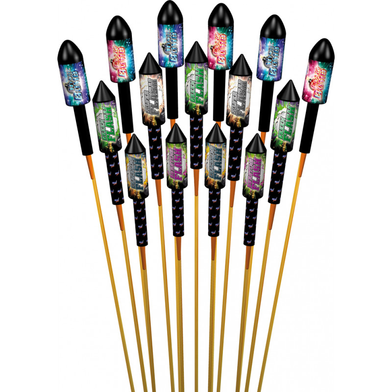 Silvester Raketen Sortiment Funtastic Rockets Raketensortiment rakete