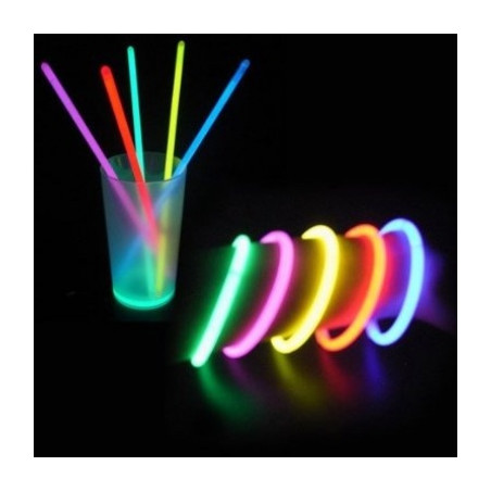 100 x Neon Knicklicht 20 cm als Armband in verschiedenen Farben knick licht knicklichtarmband knicklichter neonknicklicht