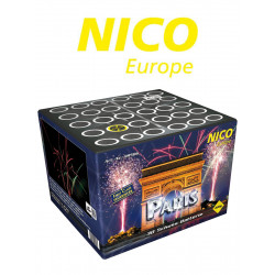 Nico Paris Feuerwerk Batterie - Crossette Fächer Effekt Feuerwerksbatterie Berlin kaufen Werksverkauf Silvester Schöneberg Kreuz