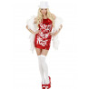 Sexy Damen Pailletten Kostüm Happy New Year zu Silvester silvesterkostüm Kostüme Berlin kaufen