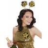 Edler Glitzer Haarreif Happy New Year in gold und silber silvester sylvester stirnreif neujahr x514 x515