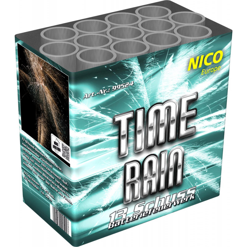 Nico Time Rain Feuerwerk Batterie - 13 Schüsser Feuerwerksbatterie Berlin kaufen Werksverkauf Silvester Schöneberg Kreuzberg Ste