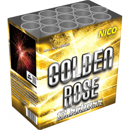 Nico Golden Rose Feuerwerk Batterie - 13 Schüsser Feuerwerksbatterie Berlin kaufen Werksverkauf Silvester Schöneberg Kreuzberg S