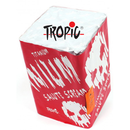 Tropic Scream Tiefton Heuler mit Titanium Salut feuerwerksbatterie Feuerwerk berlin kaufen werksverkauf silvester schöneberg kre