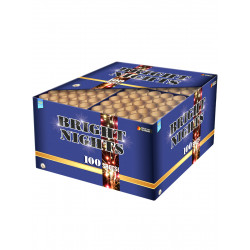 Silvester Feuerwerk Lesli Batterie Splitting Neons Bright Nights X144 crossette creosettes silvesterfeuerwerk feuerwerksbatterie