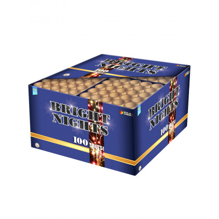Silvester Feuerwerk Lesli Batterie Splitting Neons Bright Nights X144 crossette creosettes silvesterfeuerwerk feuerwerksbatterie