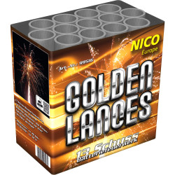 Nico Golden Lances Feuerwerk Batterie - 13 Schüsser Feuerwerksbatterie Berlin kaufen Werksverkauf Silvester Schöneberg Kreuzberg