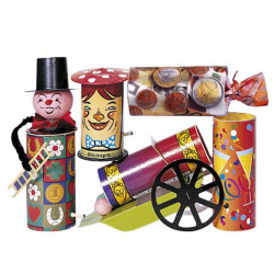 5 er Set Tischbomben als Tischfeuerwerk Glücksbringer Tisch Feuerwerk bombe tischbombe Geldsack Glückspilz Schornsteinfeger Stim