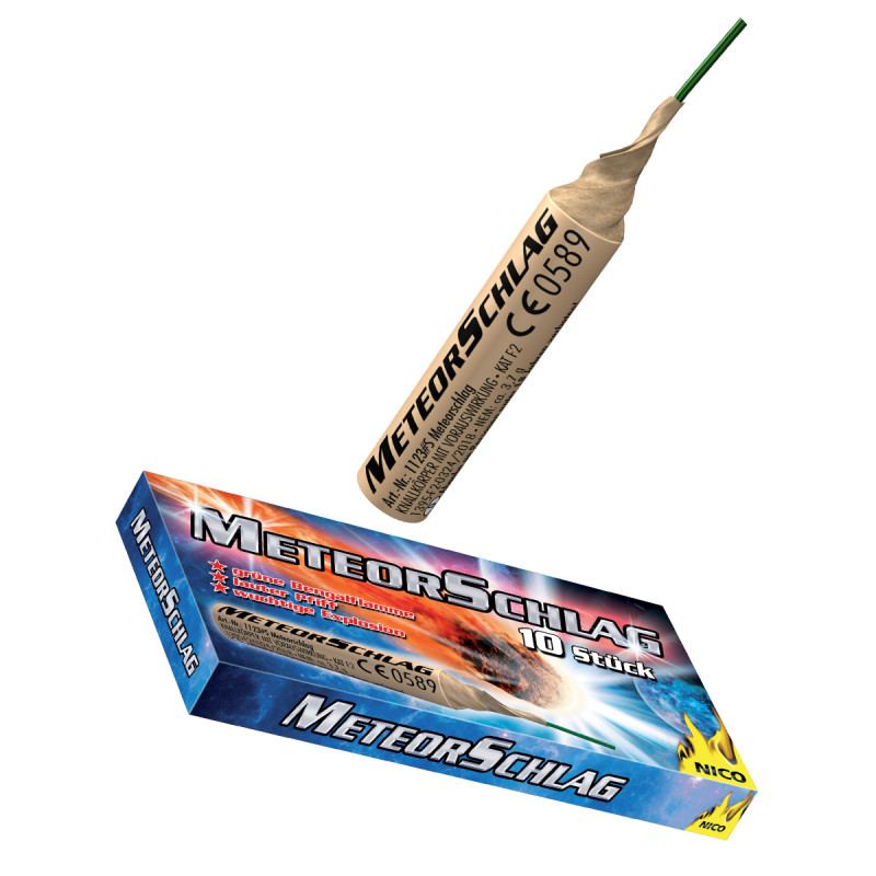 10 er Set Feuerwerk Meteor Knaller von Nico Meteorschlag fireevent nico vorbrenner pfeifton pfeifen böller berlin schöneberg kre
