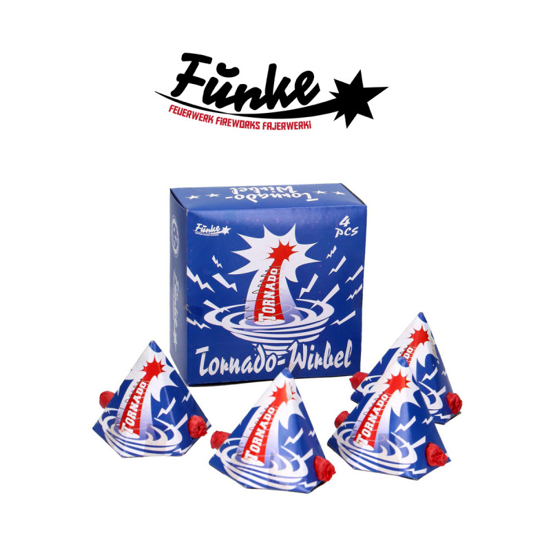 Funke Silvester Leucht Feuerwerk Tornado Wirbel Feuervogel Turbo x206