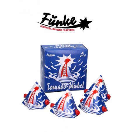 Funke Silvester Leucht Feuerwerk Tornado Wirbel Feuervogel Turbo x206