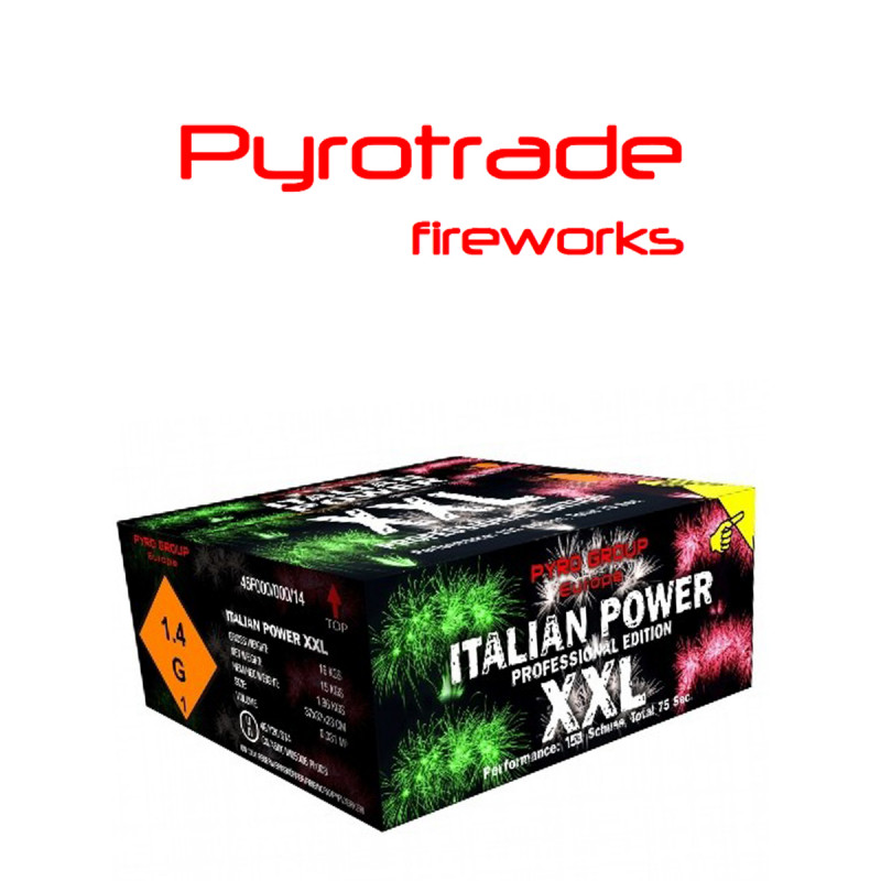 Silvester Feuerwerk Italien Power XXL Verbund von Pyrotrade verbund berlin schöneberg kreuzberg kaufen werksverkauf steglitz zeh