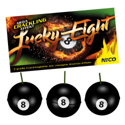 Silvester Leucht Feuerwerklucky eight aight 8 Big Balls Crackling Bälle chrackling cracklingbälle berlin kaufen werksverkauf kre