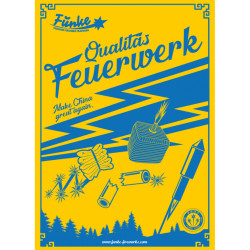 Funke Plakat Set mit Hülse Fan Artikel Berlin kaufen Feuerwerk