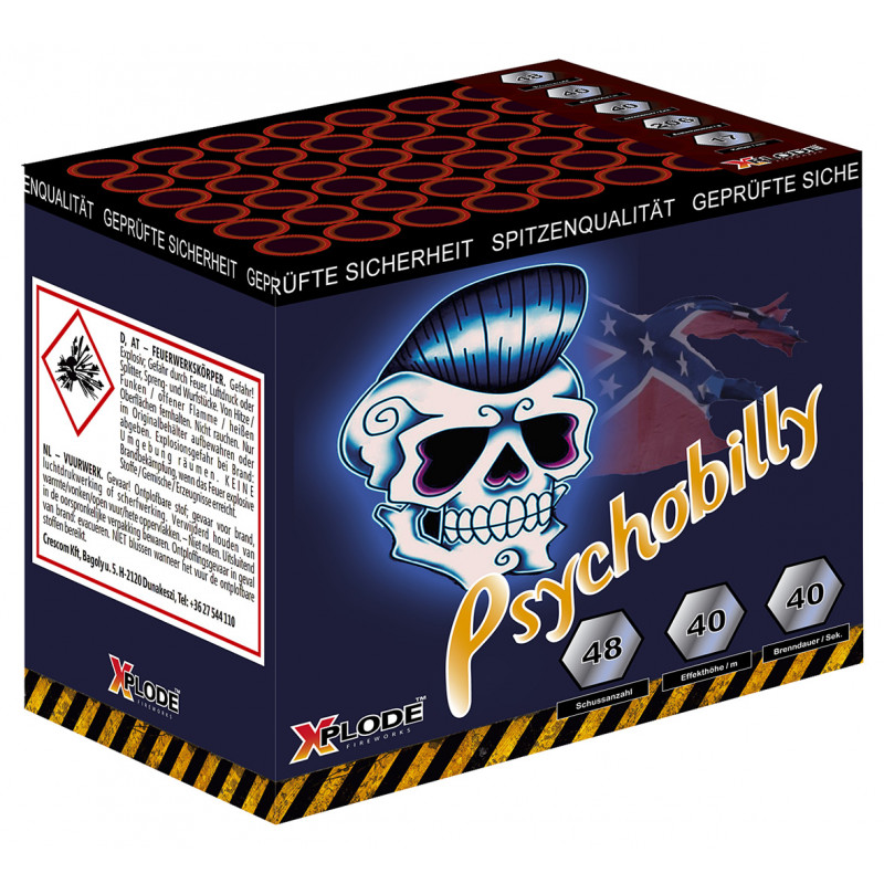 xplode Feuerwerk Batterie Psychobilly mit heulenden Monstern monster king nico Feuerwerksbatterie berlin kaufen werksverkauf