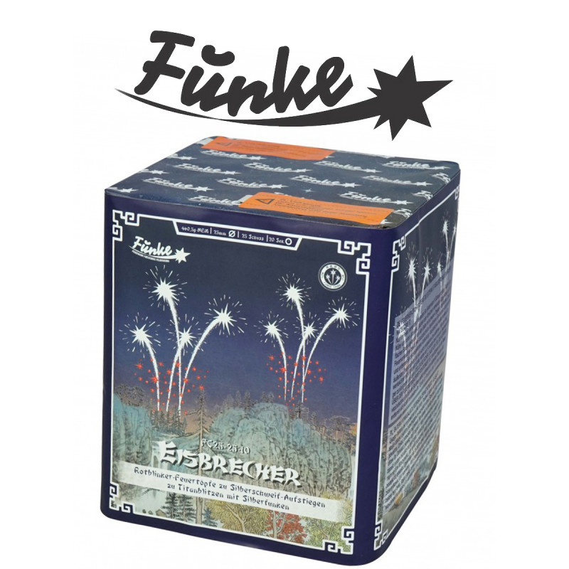 Funke Feuerwerk Batterie Eisbrecher