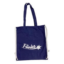 Funke Baumwolltasche mit gesticktem Logo Bag Shopper Berlin kaufen Feuerwerk