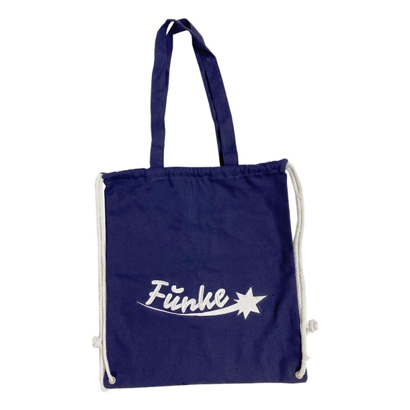 Funke Baumwolltasche mit gesticktem Logo Bag Shopper Berlin kaufen Feuerwerk