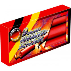 3 er Weco Kanonenschlag gross Silvester Feuerwerk