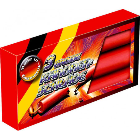 3 er Weco Kanonenschlag gross Silvester Feuerwerk