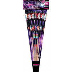 14 Silvester Raketen Rocket Planet von Weco