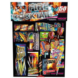 Silvester Leucht Feuerwerk Fontänen Sortiment Fire Cocktail