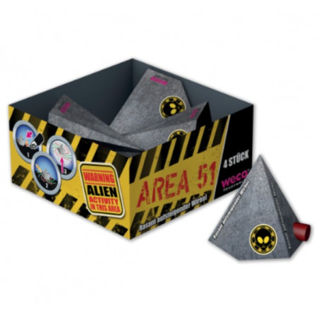 Weco Silvester Leucht Feuerwerk Area 51