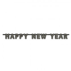 Silvester Deko Happy new year Girlande silvestergirlande Berlin kaufen