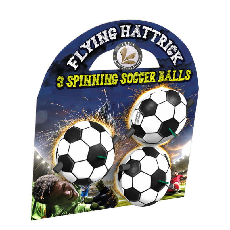 Lesli Silvester Leucht Feuerwerk Flying Hattrick
