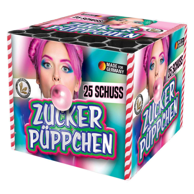 Silvester Feuerwerk Zuckerpüppchen Batterie von Lesli