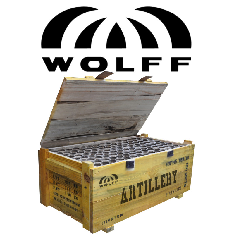 Silvester Feuerwerk Batterie Artillery von Wolff silvesterfeuerwerk feuerwerksbatterie berlin kaufen kreuzberg schöneberg stegli