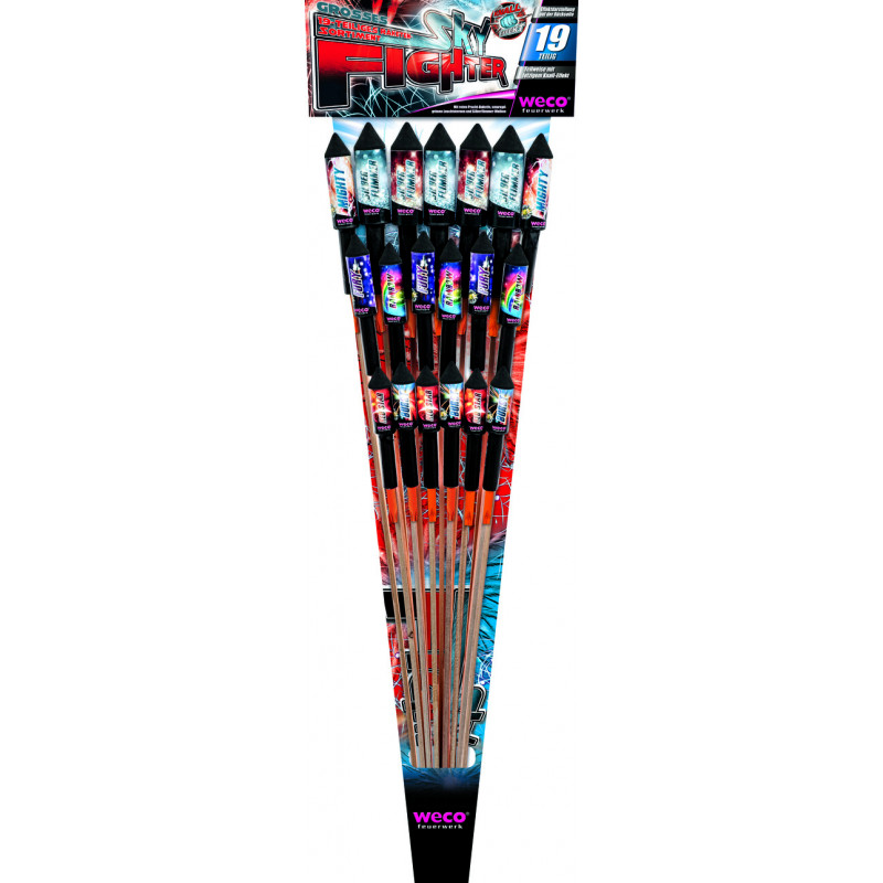 Silvester Raketen Sortiment Sky Fighter von Weco