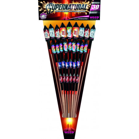 Silvester Raketen Sortiment Supernatural von Weco