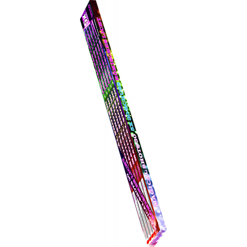 5x Silvester Feuerwerk Riesen Römisches Licht 80cm Magical Shots von Weco
