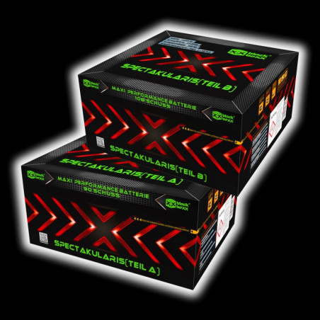 Blackboxx Silvester Feuerwerk Spectakularis No. 3 feuerwerksbatterie berlin kaufen werksverkauf silvester verbundfeuerwerk black